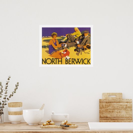 North Berwick (weiß) Poster (Küche)