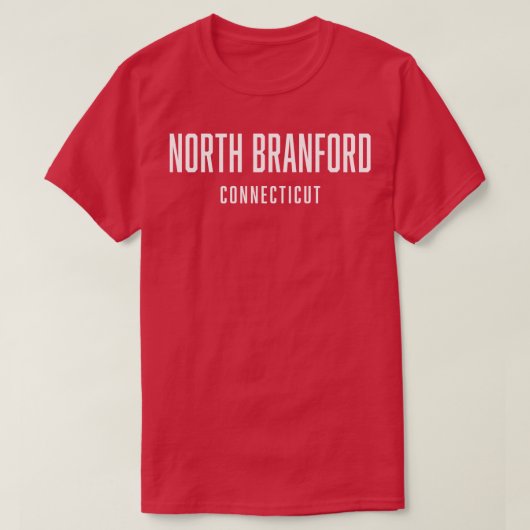 North Branford Connecticut TShirt (Design vorne)