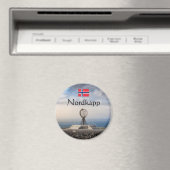 North Cape Souvenir Magnet (In Situ (Geschirrspüler))