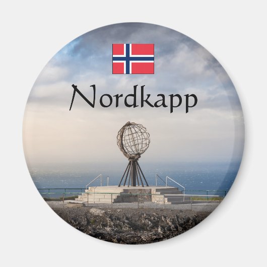 North Cape Souvenir Magnet (Vorne)