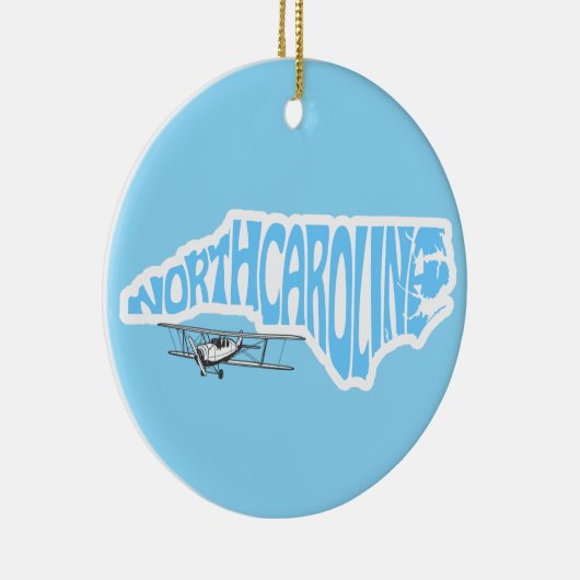 North Carlolina First in Flight Christmas Ornament (Rechts)