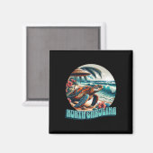North Carolina _1 Magnet (Vorderseite/Rückseite)