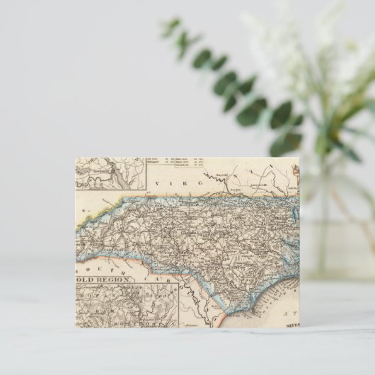 North Carolina 2 Postkarte (Stehend Vorderseite)