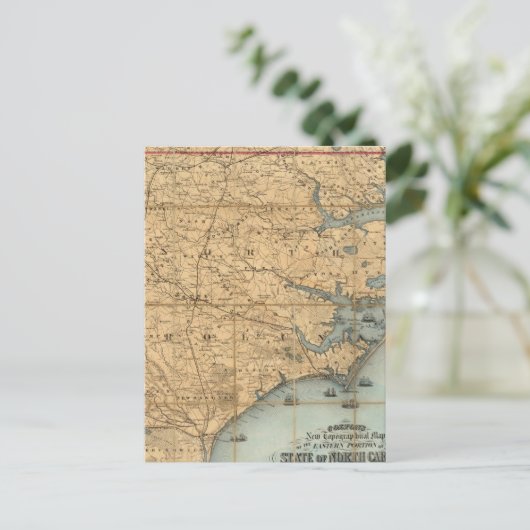 North Carolina 2 Postkarte (Stehend Vorderseite)