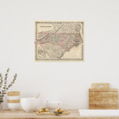 North Carolina 4 Poster (Küche)