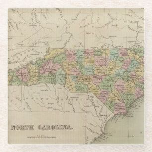 North Carolina 5 Glasuntersetzer