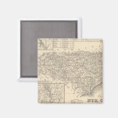 North Carolina 6 Magnet (Vorderseite/Rückseite)