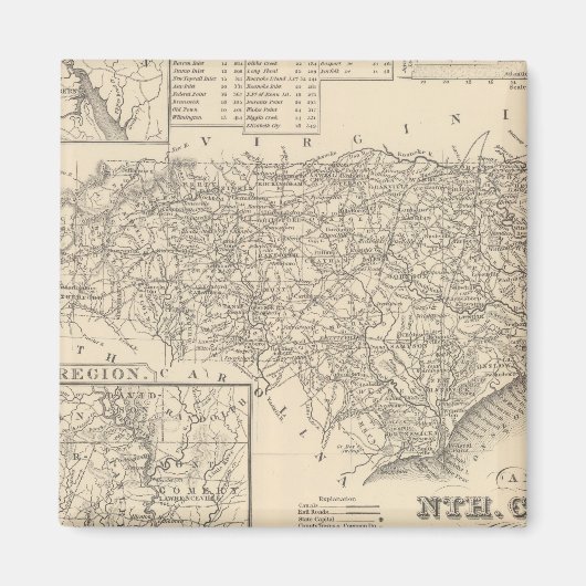 North Carolina 6 Magnet (Vorne)