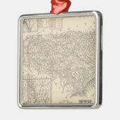 North Carolina 6 Silbernes Ornament (Links)