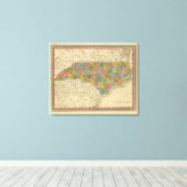 North Carolina 7 Leinwanddruck (Insitu (Holzboden))