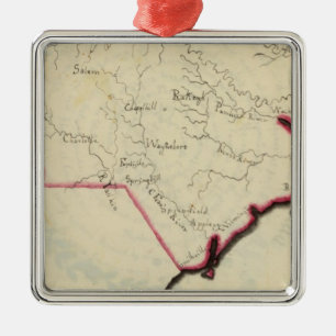 North Carolina 7 Ornament Aus Metall