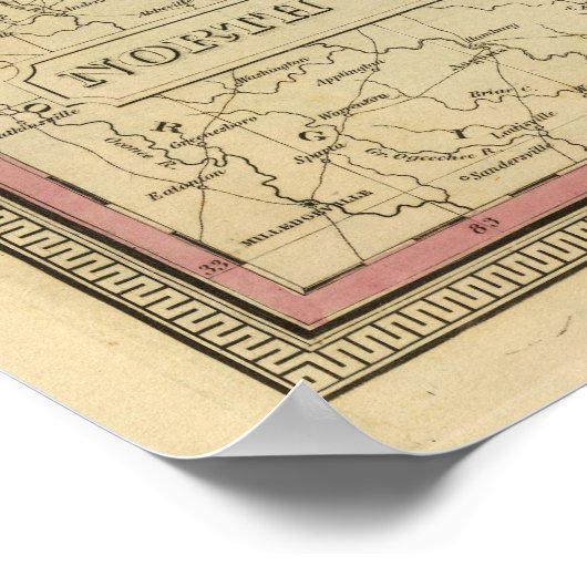 North Carolina 8 Poster (Ecke)