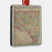 North Carolina 8 Silbernes Ornament (Rechts)