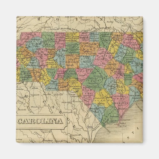 North Carolina 9 Magnet (Vorne)