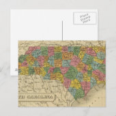 North Carolina 9 Postkarte (Vorne/Hinten)