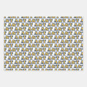 North Carolina A&T Staat University | A&T Wordmark Geschenkpapier Set (Vorderseite 3)