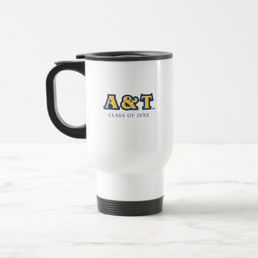 North Carolina A&T Staat University | A&T Wordmark Reisebecher (Links)