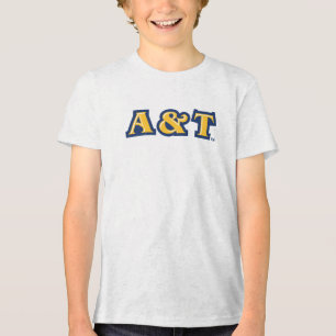 North Carolina A&T Staat University   A&T Wordmark Tri-Blend Shirt