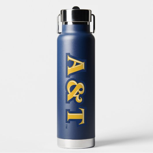 North Carolina A&T Staat University | A&T Wordmark Trinkflasche (Vorderseite)