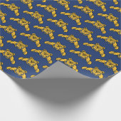 North Carolina A&T Staat University | Bulldog Geschenkpapier (Ecke)