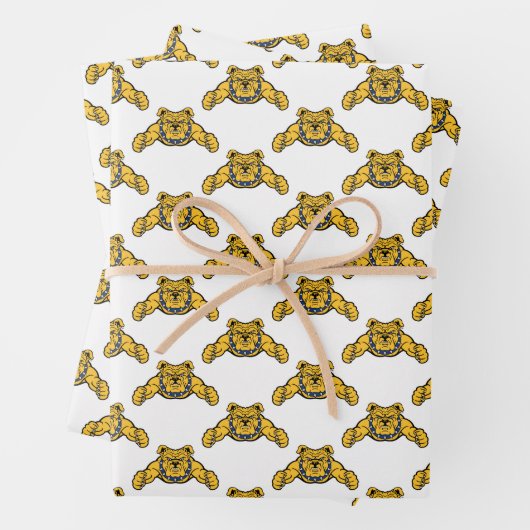 North Carolina A&T Staat University | Bulldog Geschenkpapier Set (Beispiel)