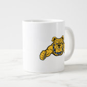 North Carolina A&T Staat University | Bulldog Jumbo-Tasse (Vorderseite Rechts)