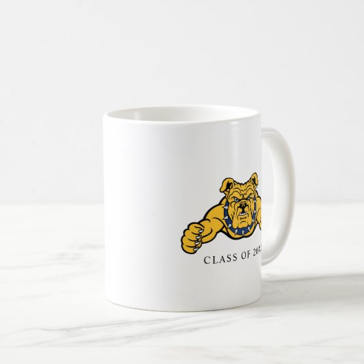 North Carolina A&T Staat University | Bulldog Kaffeetasse (VorderseiteRechts)