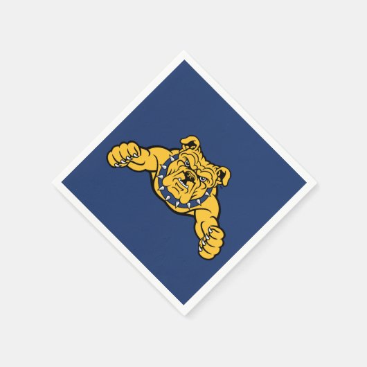North Carolina A&T Staat University | Bulldog Serviette (Ecke)