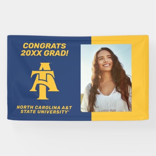 North Carolina A&T Staat University | Ein Logo Banner (Horizontal)