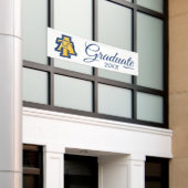 North Carolina A&T Staat University | Ein Logo Banner (Äußeres Gebäude)