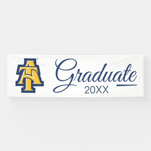 North Carolina A&T Staat University | Ein Logo Banner (Horizontal)