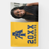 North Carolina A&T Staat University | Ein Logo Banner (Vertikal)