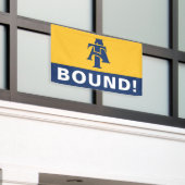 North Carolina A&T Staat University | Ein Logo Banner (Äußeres Gebäude)