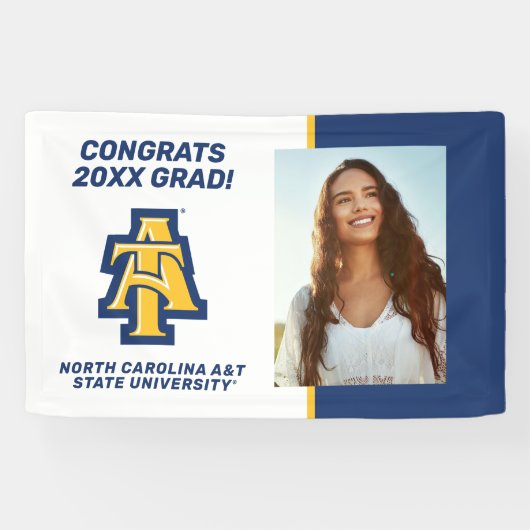North Carolina A&T Staat University | Ein Logo Banner (Horizontal)