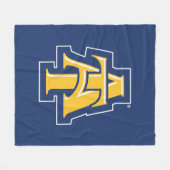 North Carolina A&T Staat University | Ein Logo Fleecedecke (Vorderseite (Horizontal))