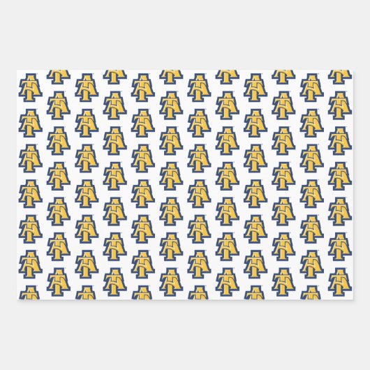 North Carolina A&T Staat University | Ein Logo Geschenkpapier Set (Vorderseite 2)
