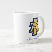 North Carolina A&T Staat University | Ein Logo Jumbo-Tasse (Vorderseite Rechts)