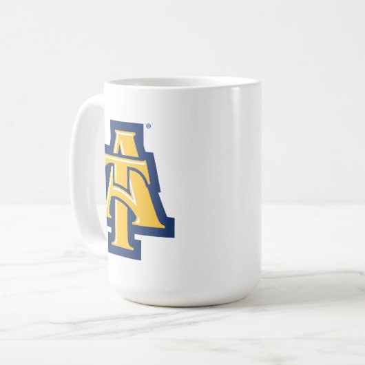 North Carolina A&T Staat University | Ein Logo Kaffeetasse (Vorderseite Links)