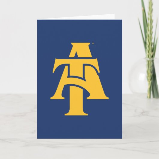 North Carolina A&T Staat University | Ein Logo Karte (Vorderseite)