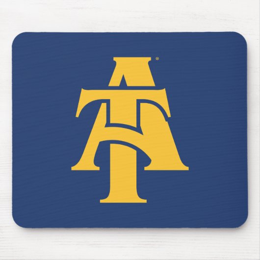 North Carolina A&T Staat University | Ein Logo Mousepad (Vorne)