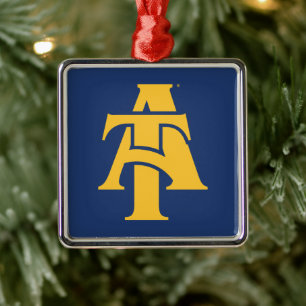 North Carolina A&T Staat University   Ein Logo Ornament Aus Metall