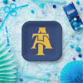 North Carolina A&T Staat University | Ein Logo Pappteller (Party)