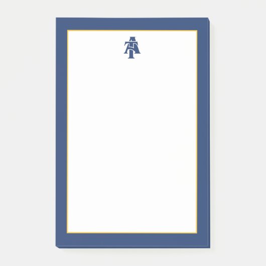 North Carolina A&T Staat University | Ein Logo Post-it Klebezettel (Vorderseite)