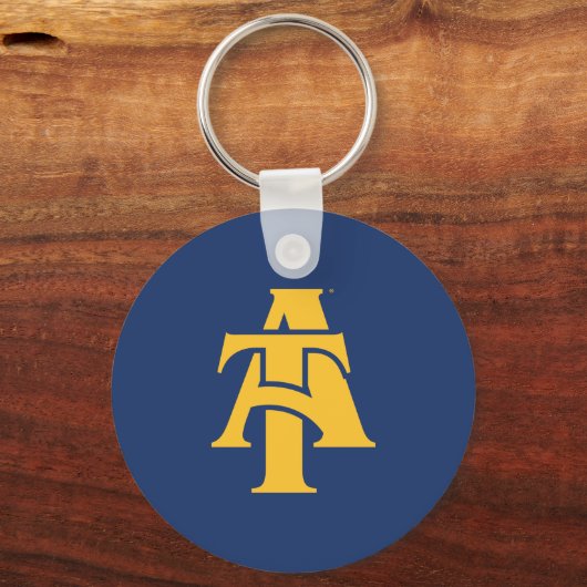 North Carolina A&T Staat University | Ein Logo Schlüsselanhänger (Rückseite)