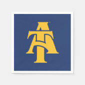 North Carolina A&T Staat University | Ein Logo Serviette (Vorderseite)