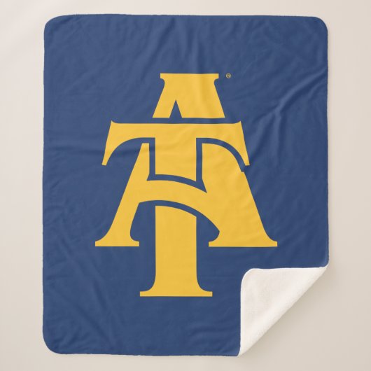 North Carolina A&T Staat University | Ein Logo Sherpadecke (Vorderseite)