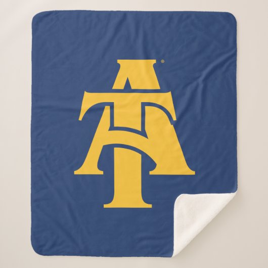 North Carolina A&T Staat University | Ein Logo Sherpadecke (Vorderseite)