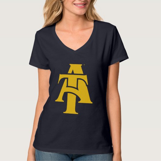 North Carolina A&T Staat University | Ein Logo T-Shirt (Vorderseite)