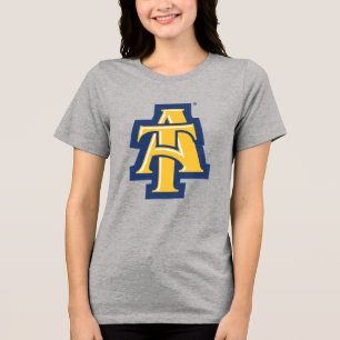 North Carolina A&T Staat University   Ein Logo Tri-Blend Shirt
