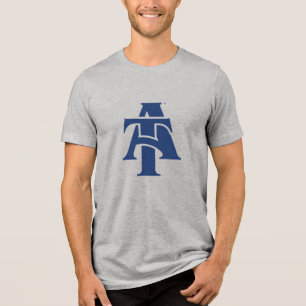North Carolina A&T Staat University Ein Logo Tri-Blend Shirt